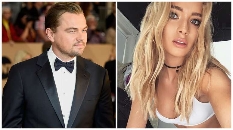 Leonardo DiCaprio e a modelo Roxy Horner