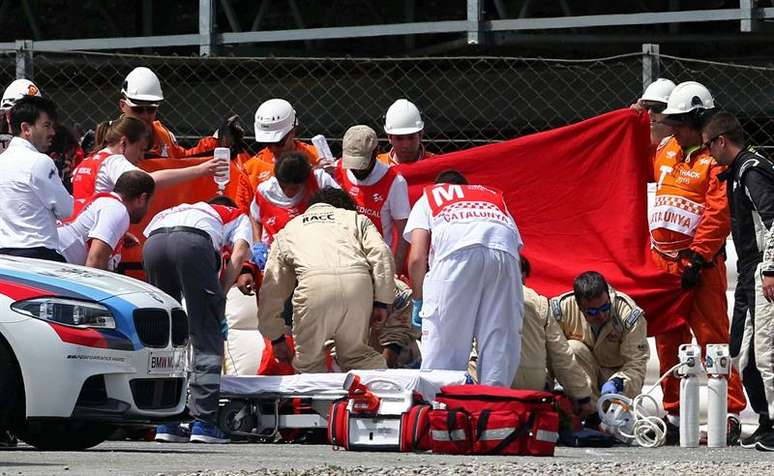Acidente em treino para o GP da Catalunha da Moto2 matou o piloto Luis Salom