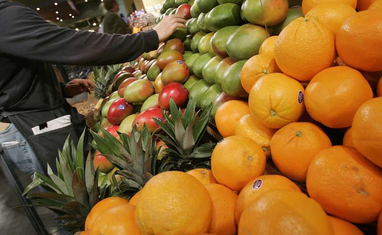 No segmento das frutas, os preços recuaram em média 6,53%