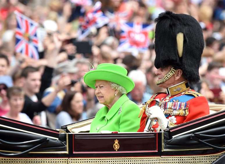 A rainha Elizabeth II e o príncipe  Philip, Duque de Edinburgh