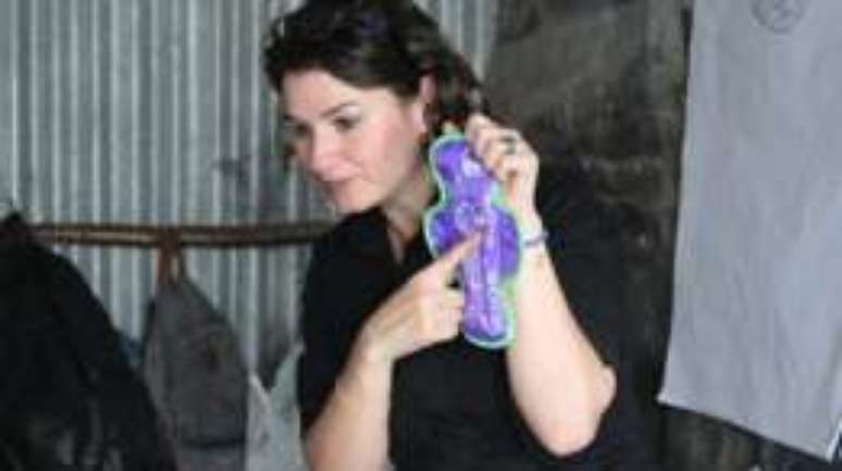 "Muitas meninas n&atilde;o t&ecirc;m ideia do que est&aacute; acontecendo com o corpo delas durante a menstrua&ccedil;&atilde;o", diz Diana