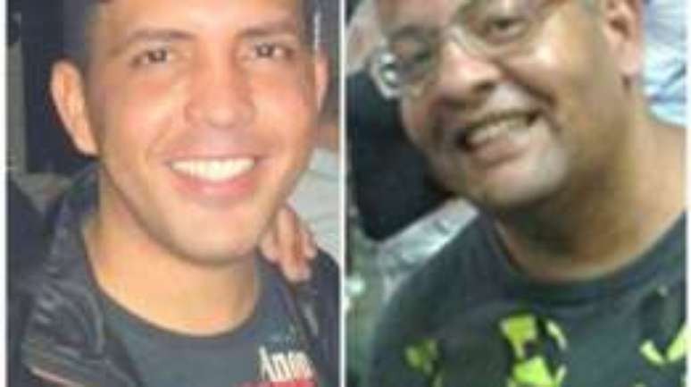Corpo de Edivaldo Silva de Oliveira (à dir. na foto) foi identificado; Jeovan Bandeira foi visto pela última vez com Oliveira