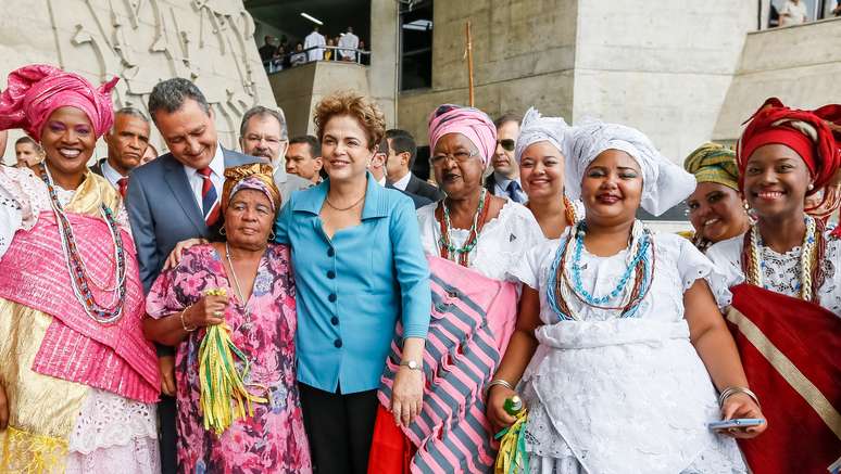 Dilma Rousseff durante Sessão Especial de outorga do Título de Cidadã Baiana.