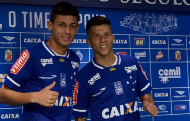  Marciel foi apresentado junto com Bruno Nazário no Cruzeiro 