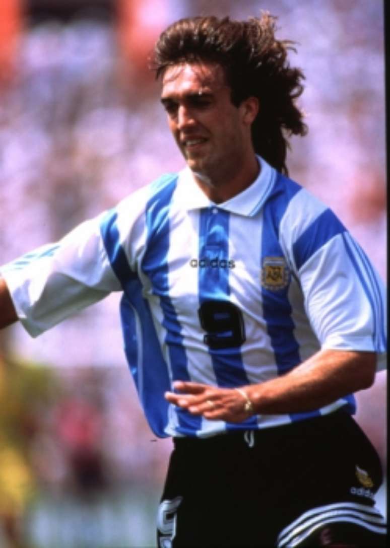 Batistuta fez 54 gols pela seleção