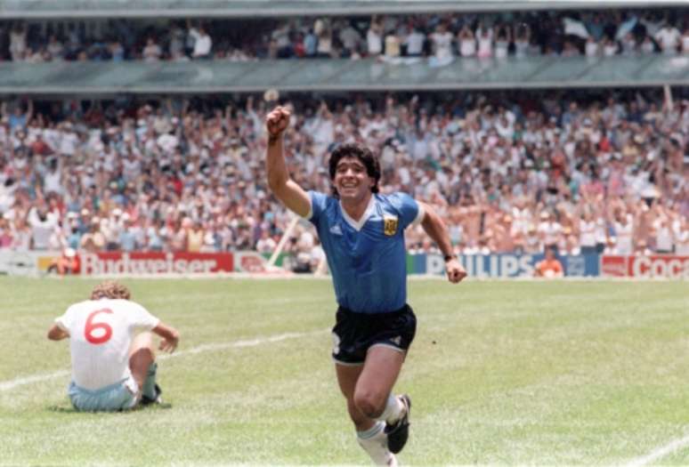 Maradona fez 34 gols pela seleção