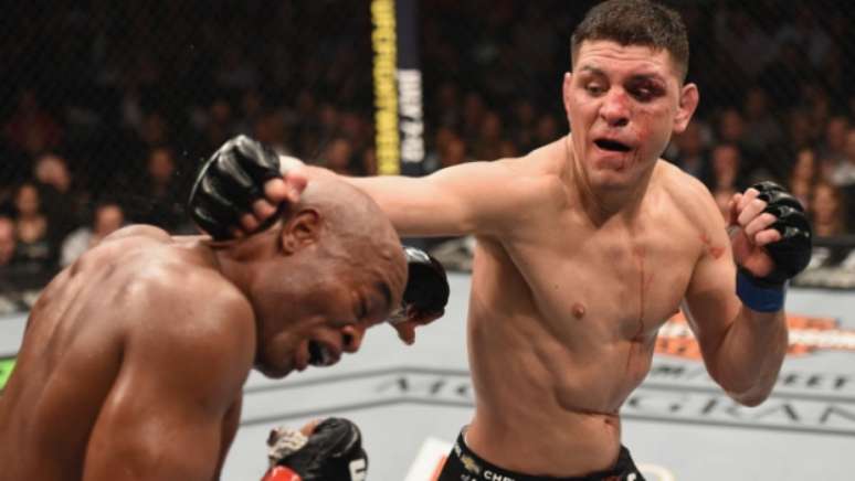 Nick Diaz foi derrotado por Anderson SIlva no UFC 183 (FOTO: Getty Images)