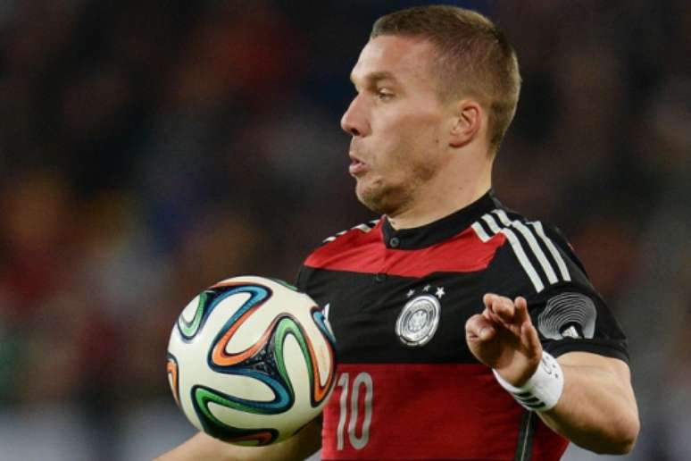 Podolski (Alemanha) fez 4 gols na história da Eurocopa