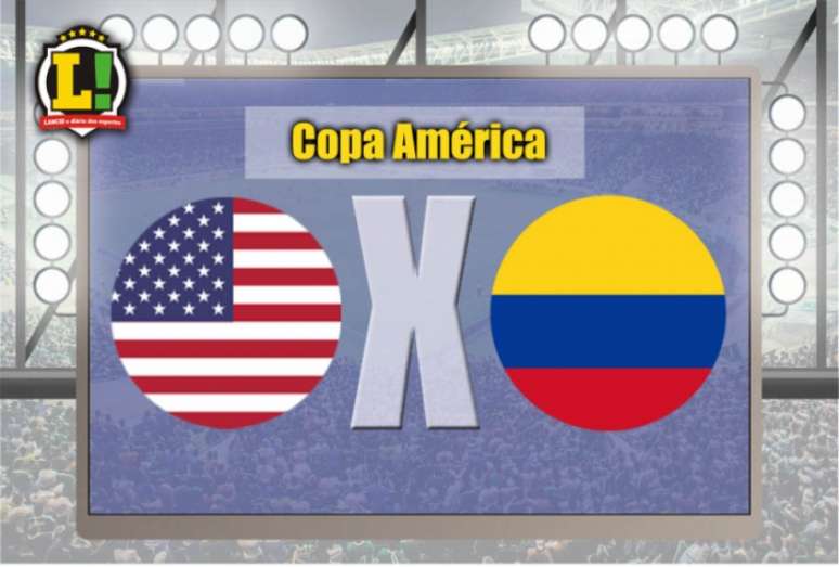 
                        
                        
                    Estados Unidos e Colômbia reeditam primeiro jogo desta edição da Copa América (Foto: Montagem / LANCE!)