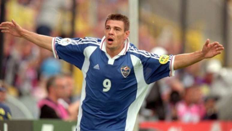 Savo Milosevic (Sérvia) fez 5 gols na história da Eurocopa
