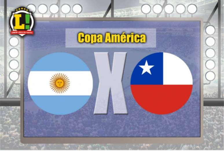 
                        
                        
                    Apresentação - Argentina x Chile (Foto: Montagem / LANCE!)