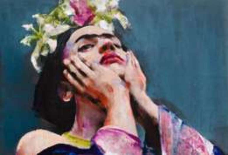 A obra 'Frida' de Lita Cabellut 