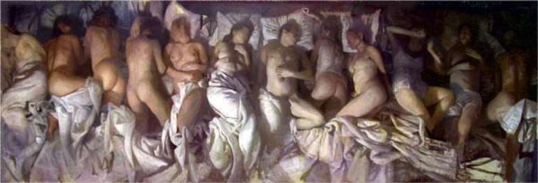 Sleep, a pintura que teria inspirado a realiza&ccedil;&atilde;o do clipe (Foto: Reprodu&ccedil;&atilde;o)