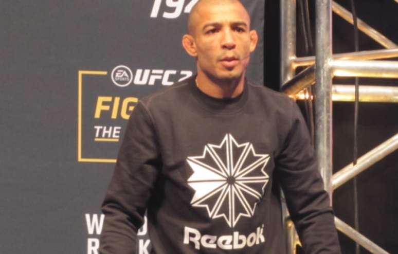 José Aldo participou de treino aberto do UFC 194 (FOTO: Luis Fernando Coutinho)