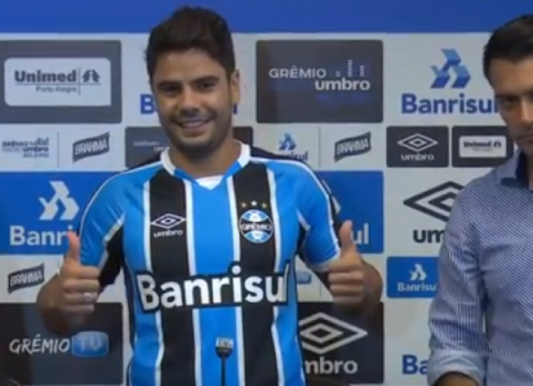 Henrique Almeida fez dois jogos pelo Grêmio