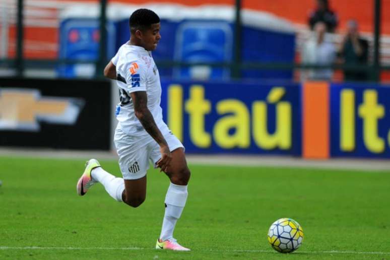 
                        
                        
                    Diogo Vitor faltou ao treino desta terça-feira no Santos (Foto: Ivan Storti/ Santos FC)