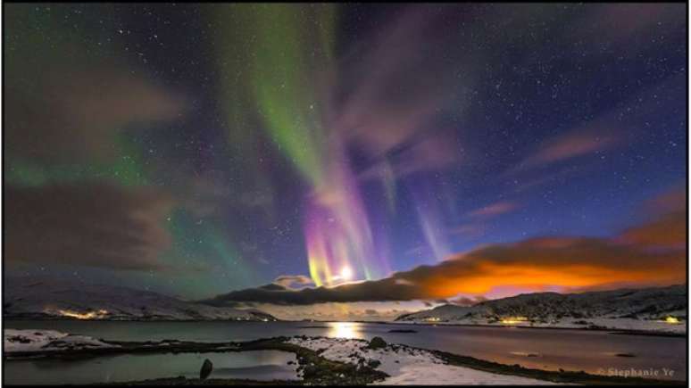 A categoria Beleza do Céu Noturno foi vencida por pela chinesa Stephanie Ye, de China, com sua foto de uma aurora boreal fotografada em Tromso, Noruega.