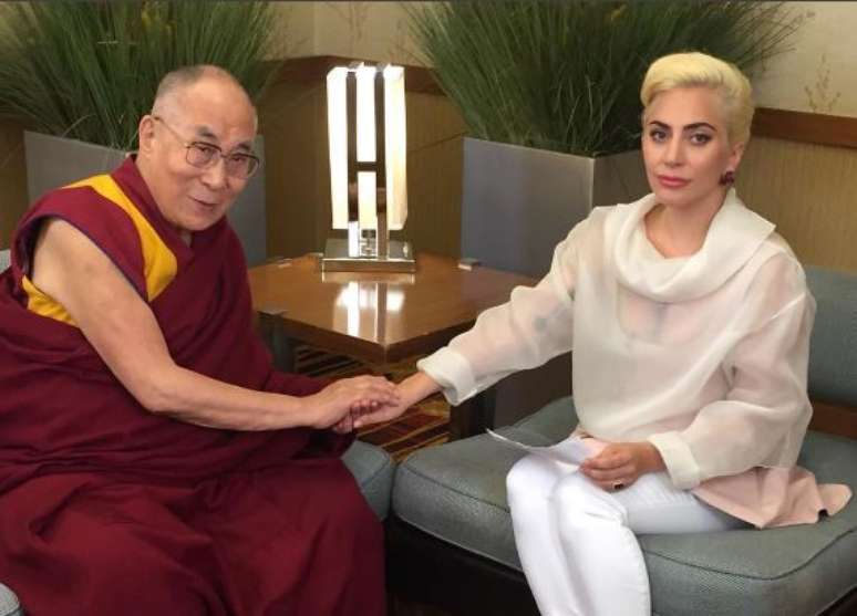 Dalai Lama e Lady Gaga