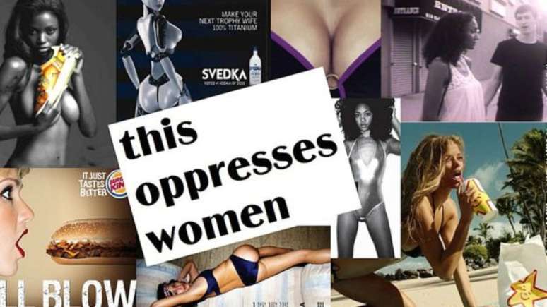 Grupos como o National Women's Liberation vem fazendo intervenções em anúncios que consideram sexistas ou violentos 