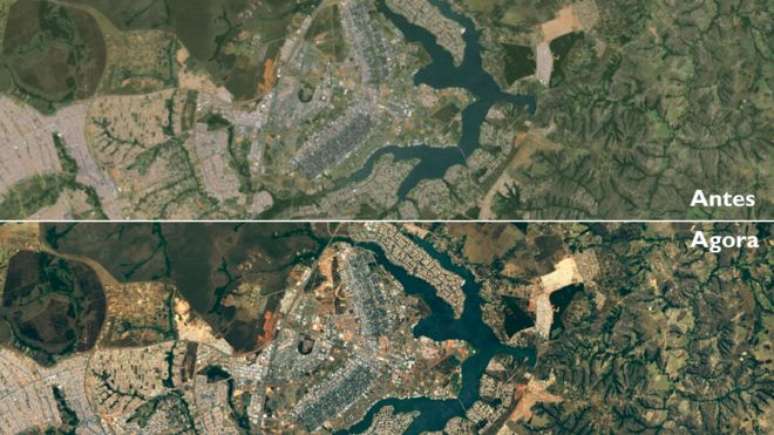 Mais nitidez nas imagens permite observar diferenças no crescimento dos bairros planejados e não planejados de Brasília 