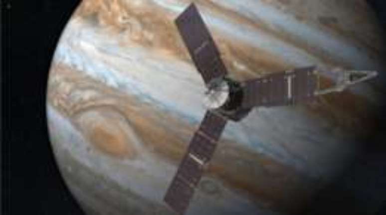 Se conseguir entrar na órbita de Júpiter, a sonda Juno deve dar mais de 30 voltas ao redor do planeta