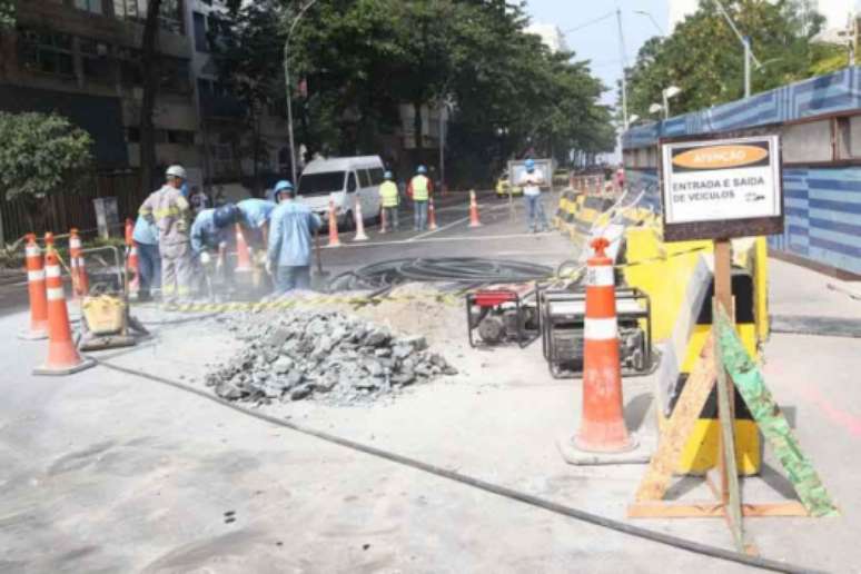 Estação Antero de Quental, da Linha 4 do metrô, não foi entregue pelo governo do Rio