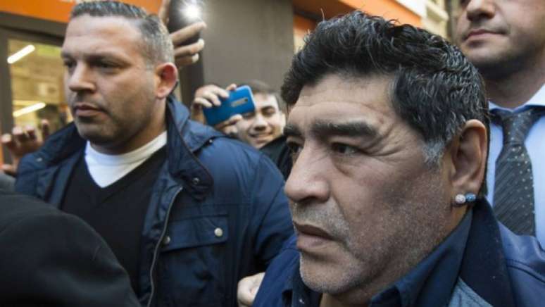 
                        
                        
                    Maradona quer voltar a ser técnico (Foto: Eitan Abramovich / AFP)