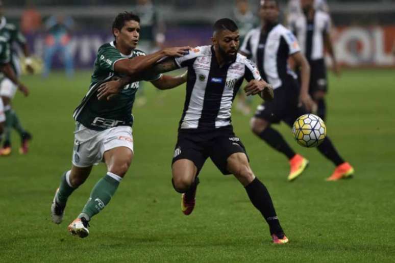 
                        
                        
                    Gabigol marcou o gol de empate com o Palmeiras nesta terça-feira (Foto:Ivan Storti/LANCE!Press)