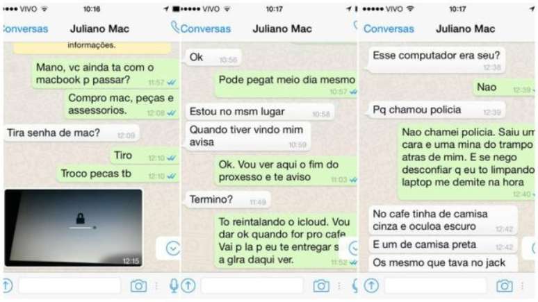 Troca de mensagens com receptador: oferta de prestação de serviços e desconfiança diante de movimentação policial durante tentativa de emboscada