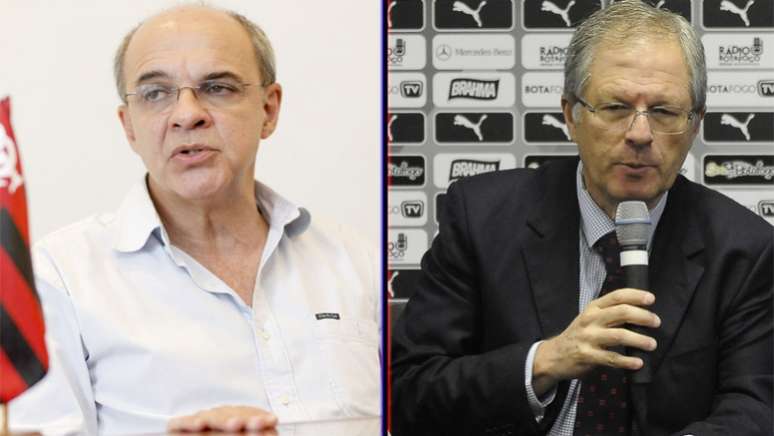 
                        
                        
                    Presidentes do Flamengo e do Botafogo têm adotado lados completamente diferentes nos últimos anos