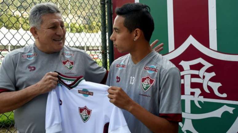 
                        
                        
                    Rojas quer repetir os passos de Romerito no Fluminense (Mailson Santana – Divulgação FFC)