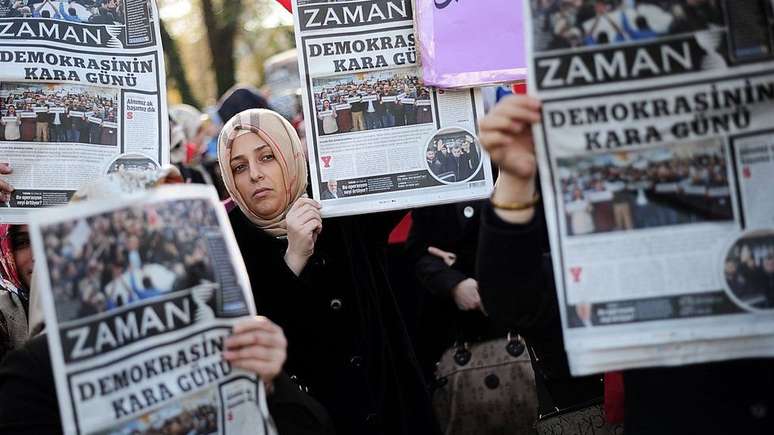 Jornal Zaman foi tomado pelo governo de Erdogan em março de 2016
