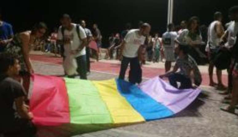 Manifestantes em Salvador reuniu cerca de 50 entidades 