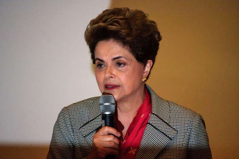 A presidente afastada Dilma Rousseff