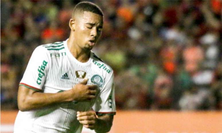 Gabriel Jesus vive grande fase pelo Palmeiras