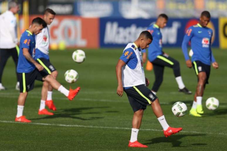 
                        
                        
                    Seleção olímpica treina em dois períodos nesta quarta-feira (Foto: Lucas Figueiredo / MoWA Press)