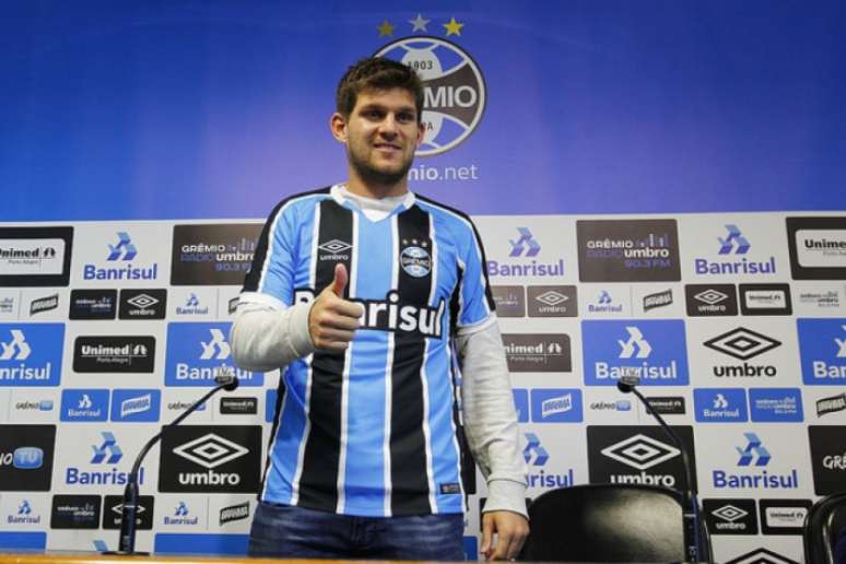 Kannemann garantiu que não poderá estrear diante do São Paulo (Foto: Lucas Uebel/Grêmio)