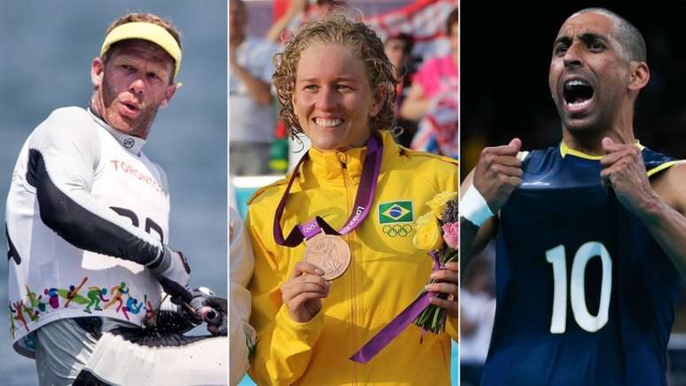 Robert Scheidt, Yane Marques e Serginho concorrem ao posto de porta-bandeira da delegação brasileira nos Jogos Olímpicos do Rio