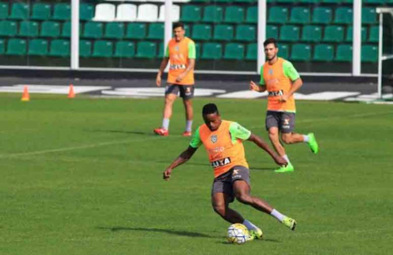 O Figueirense realizou treino de cobrança de pênaltis , no caso empate em 0 a 0 pela Copa do Brasil (Foto:Divulgação)