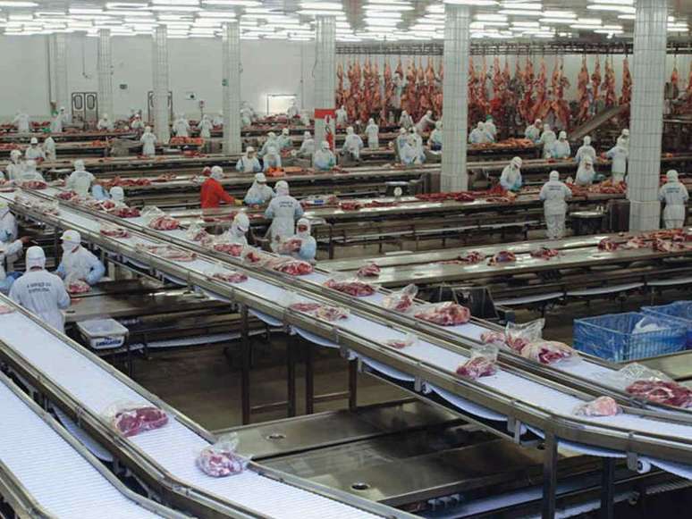 Unidade de processamento de carnes da JBS