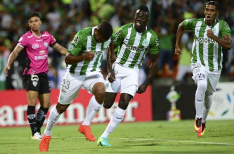 Borja fez o único gol da vitória do Atlético Nacional (Foto:AFP)