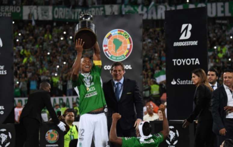 Alexis Henríquez: capitão verdolaga viu a sua equipe conquistar a Libertadores pela segunda vez(Foto: AFP)