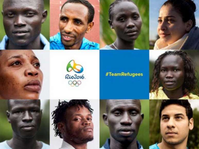 Equipe de refugiados que disputarão nos Jogos do Rio (Foto: ACNUR)
