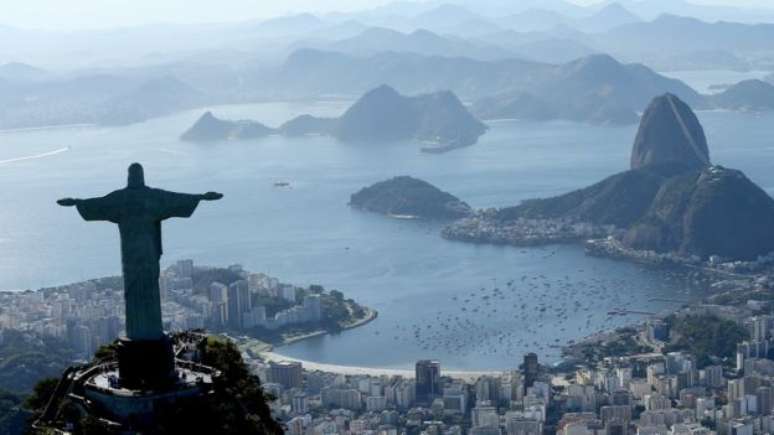 Vista aérea da cidade do Rio
