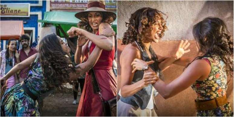 Cada encontro &eacute; um duelo entre as mulheres de Santo (Fotos: In&aacute;cio Moraes e Felipe Monteiro/TV Globo)