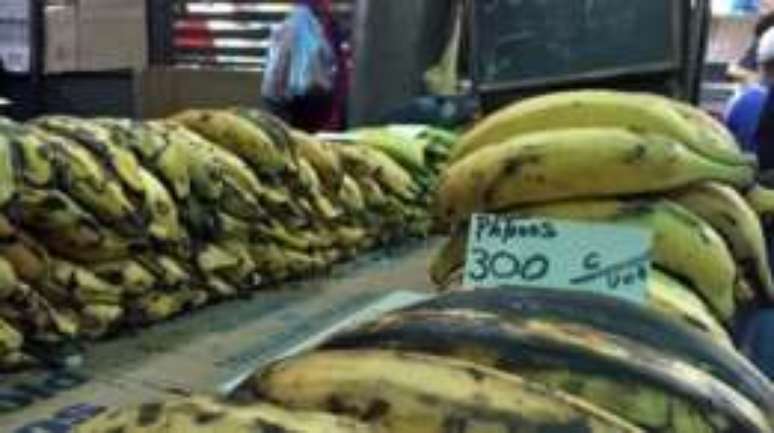 Bananas agora come&ccedil;aram a ser vendidas por unidade pela primeira vez na hist&oacute;ria da Venezuela