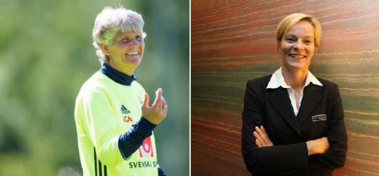 Pia Sundhage e Vera Pauw comandam Suécia e África do Sul, respectivamente (Fotos: SF e Fifa.com)
