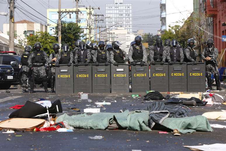 Tropa de Choque da Polícia Militar participou da operação