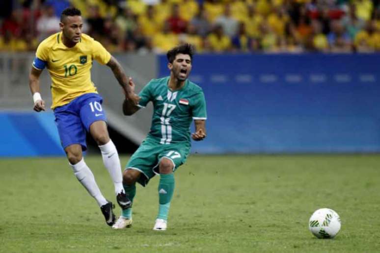 Brasil não saiu do 0 a 0 com o Iraque neste domingo (Foto:Adalberto Marques/AGIF)