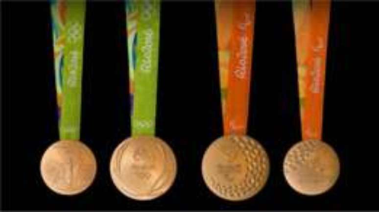 Medalhas de ouro devem conter pelo menos 6 gramas de ouro 24 quilates